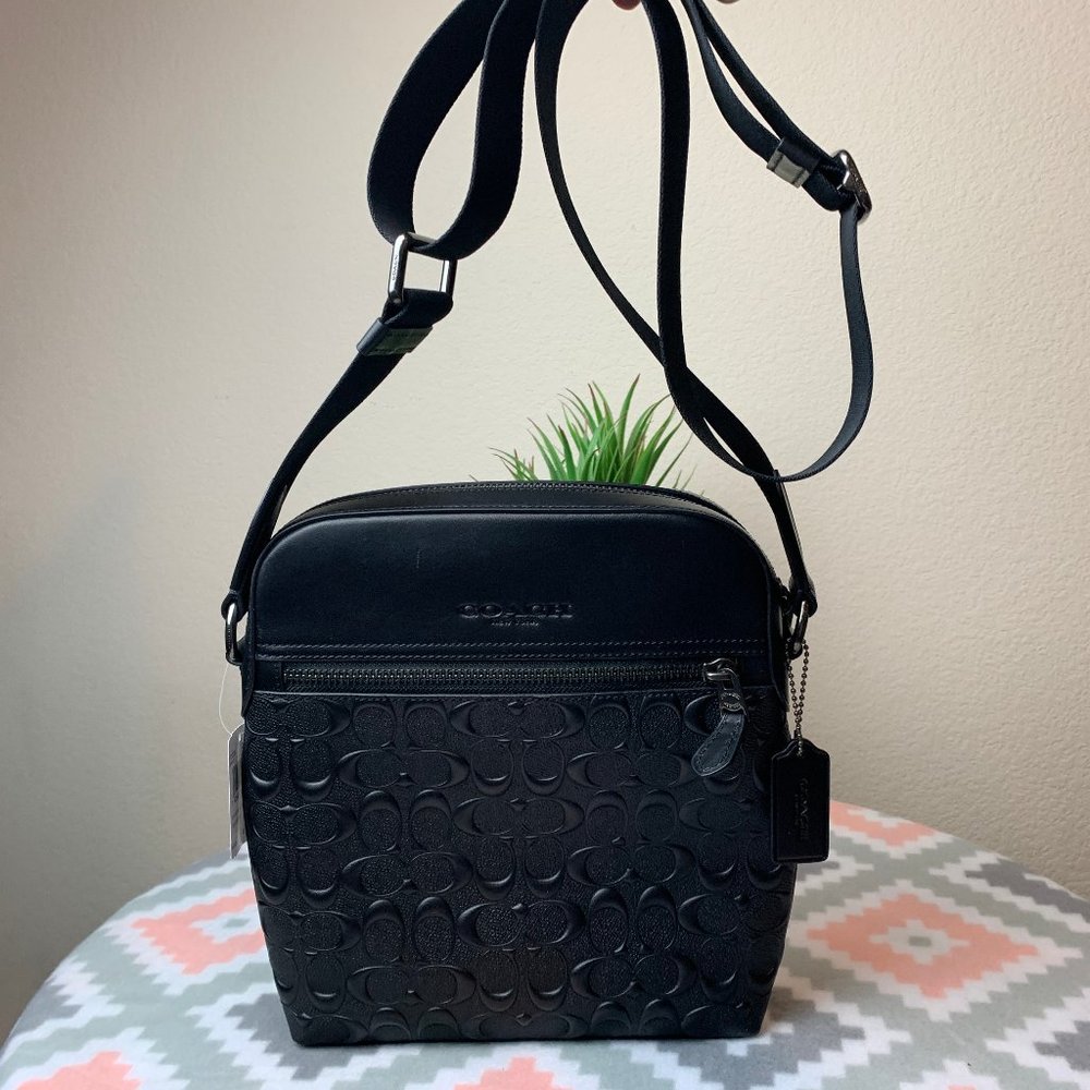 Coach Houston Flight Bag In Signature Leather